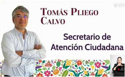 Perfil de Tomás Pliego Calvo, próximo titular de la Secretaría de Atención Ciudadana de la  CDMX