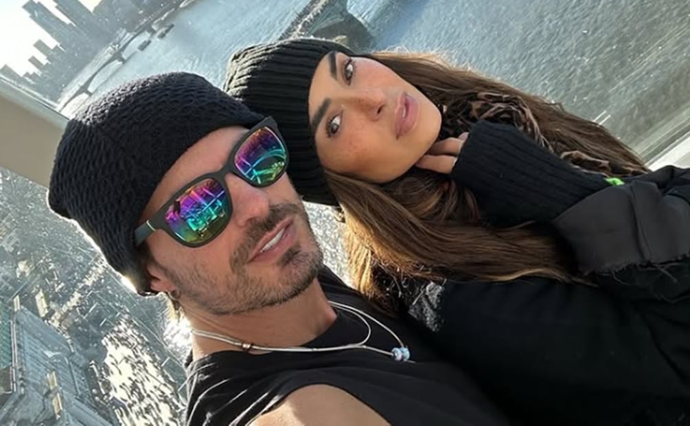 Galilea Montijo y su novio, el modelo español Isaac Moreno.