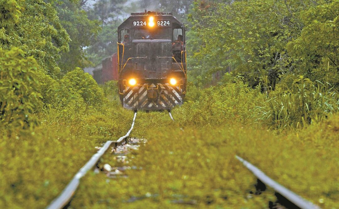 El proyecto del Tren Maya está planeado para tener mil 500 kilómetros de recorrido. Foto: ARCHIVO EL UNIVERSAL