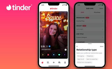 Tinder permitirá indicar qué tipo de relación estás buscando 