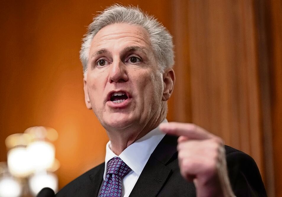 El presidente de la Cámara de Representantes, Kevin McCarthy, ayer en Washington. Foto: Michael Reynolds | EFE