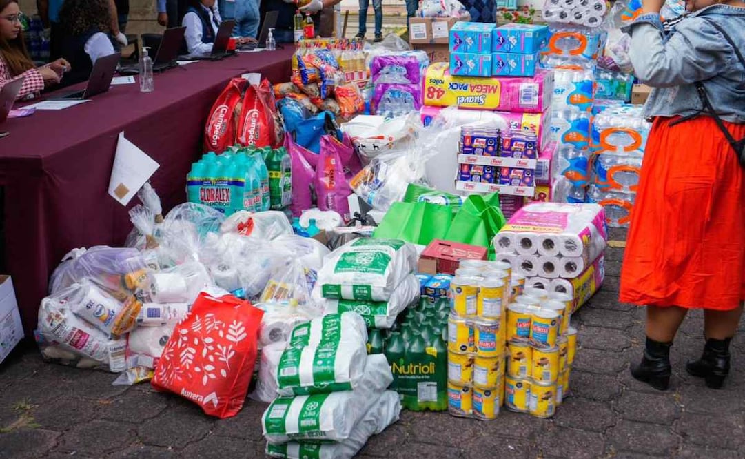 DIF abre centro de acopio en Michoacán para damnificados por lluvias / Foto: Especial