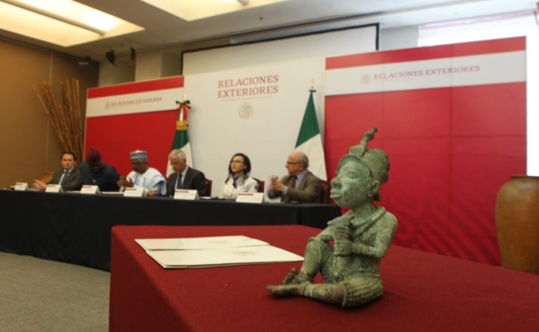 The bronze sculpture had been allegedly authenticated as Nigeria’s cultural heritage – Photo: Taken from INAH’s website
