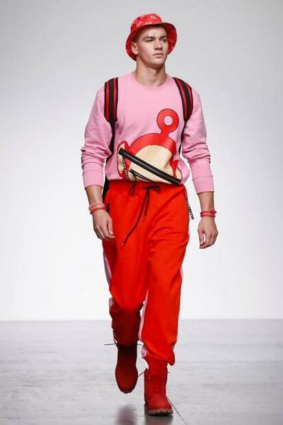 El día que un Teletubby desfiló en una pasarela