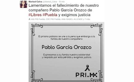 Matan a operador del PRI en Puebla