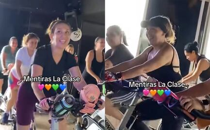 Clase de spinning se viraliza por interpretar canciones de Mentiras la serie; “excelente servicio”, dicen usuarios