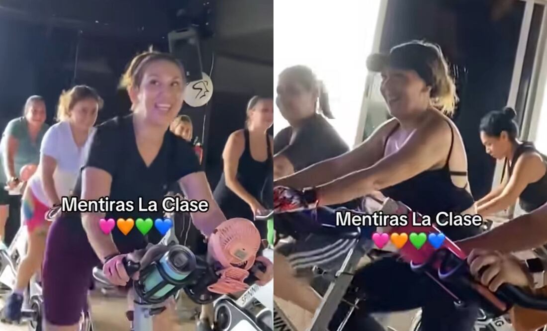 Con poses, movimientos de manos y una interpretación digna del popular trend de TikTok, esta clase se volvió viral rápidamente. Foto: Redes Sociales.