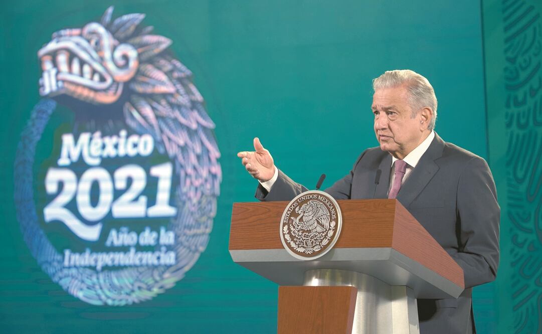 El Presidente aseguró que la Sedena no tiene contratos con la empresa proveedora del software Pegasus. Foto: Germán Espinosa. EL UNIVERSAL