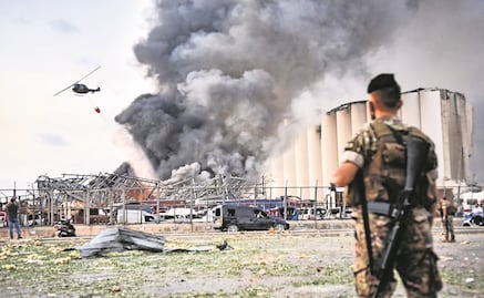 Un bombardeo israelí en Siria mata a 42 soldados y combatientes de Hezbolá