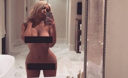 Kim Kardashian muestra su primer desnudo tras dar a luz