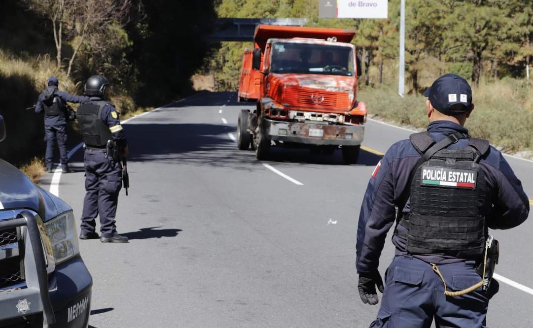 Agentes de la policía del Estado de México. Foto: Especial