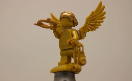 Capitalino crea Ángel de la Independencia en Lego