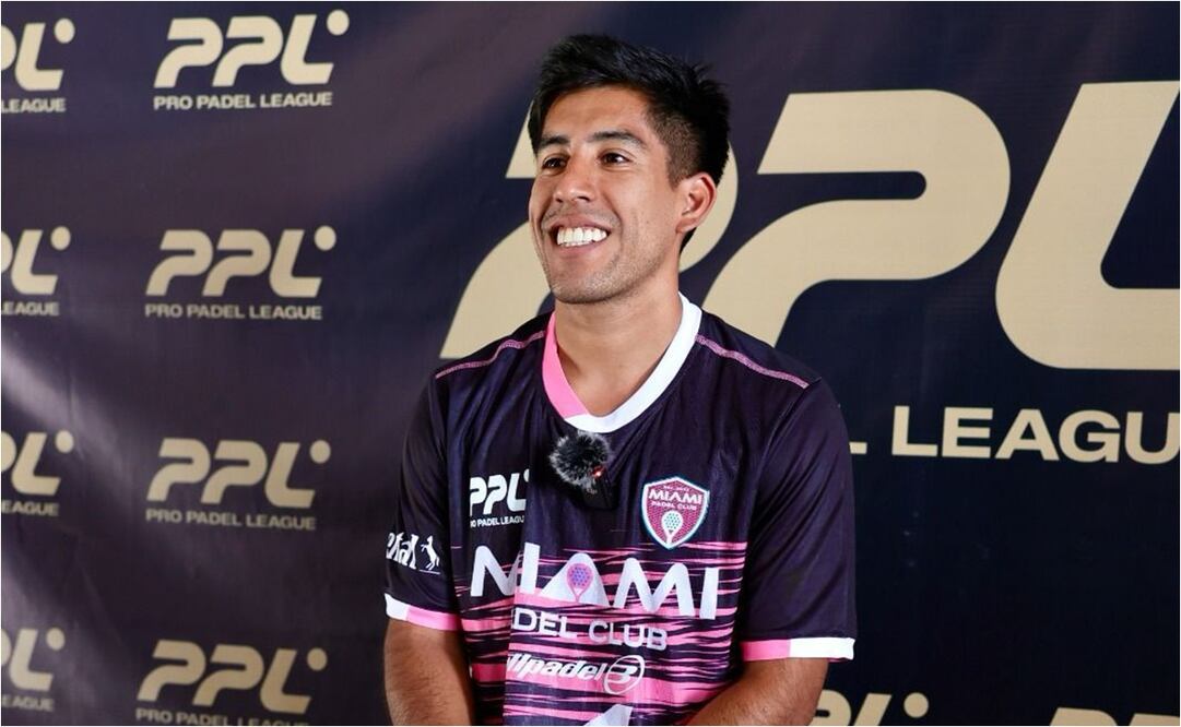 FOTO: ESPECIAL - Federico Chingotto sobre ser el mejor ranqueado de la Pro Padel League en Guadalajara