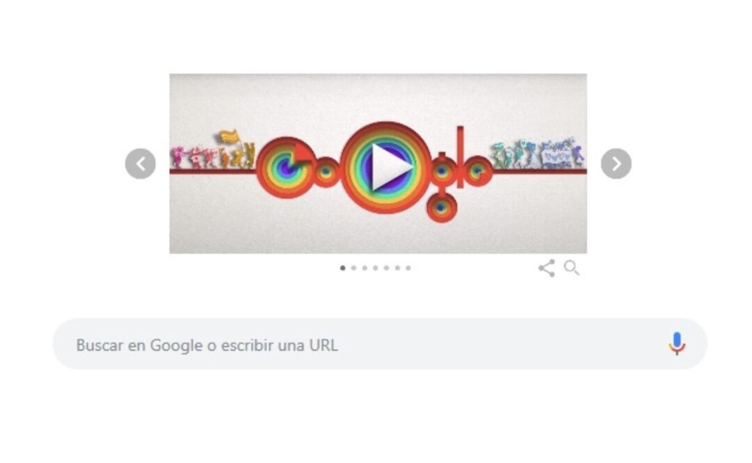 El día de hoy, el buscador Google celebró el 50 aniversario del Orgullo LGBTTTI