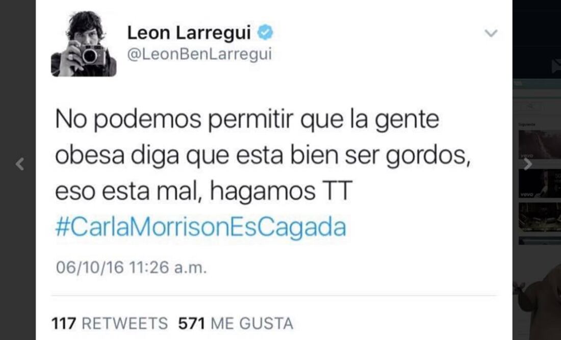Twitter juega una mala pasada a León Larregui