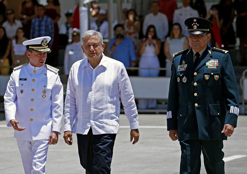 Presidente de México, Andrés Manuel López Obrador, e Veracruz donde defendió la creación de la Guardia Nacional (ARCHIVO. EL UNIVERSAL)