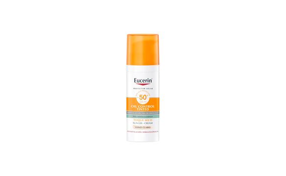 Compra aquí: Protector solar Facial Eucerin Efecto Mate con Color