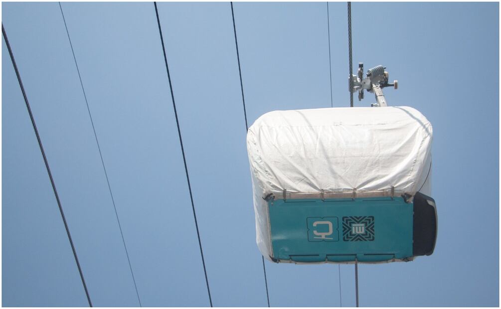 Arrancaron las pruebas de la línea 3 del cablebús. Foto: Especial