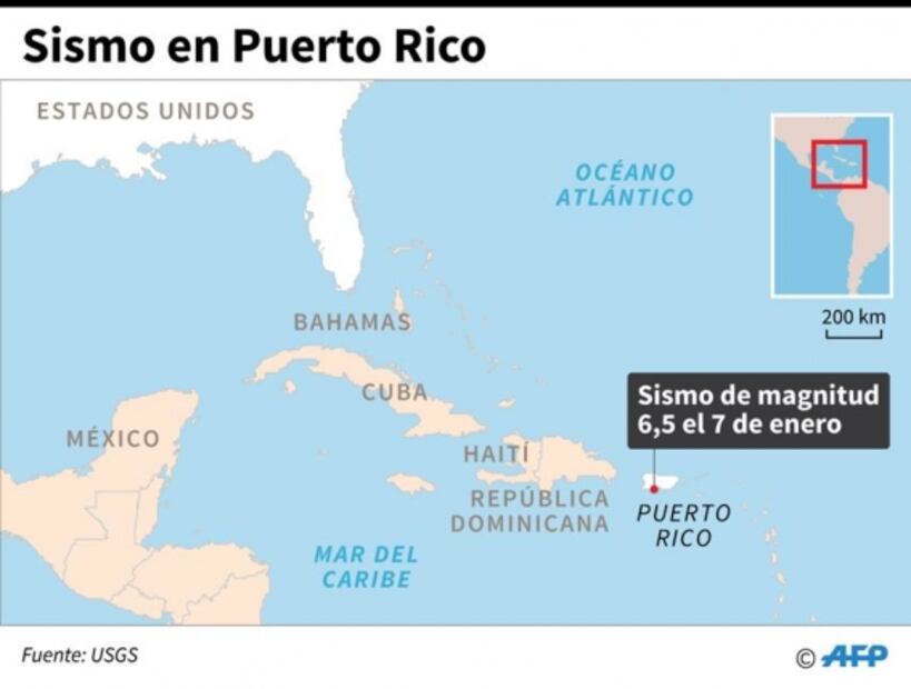 Sismo de 6.4 en Puerto Rico provoca graves daños en casas y edificios
