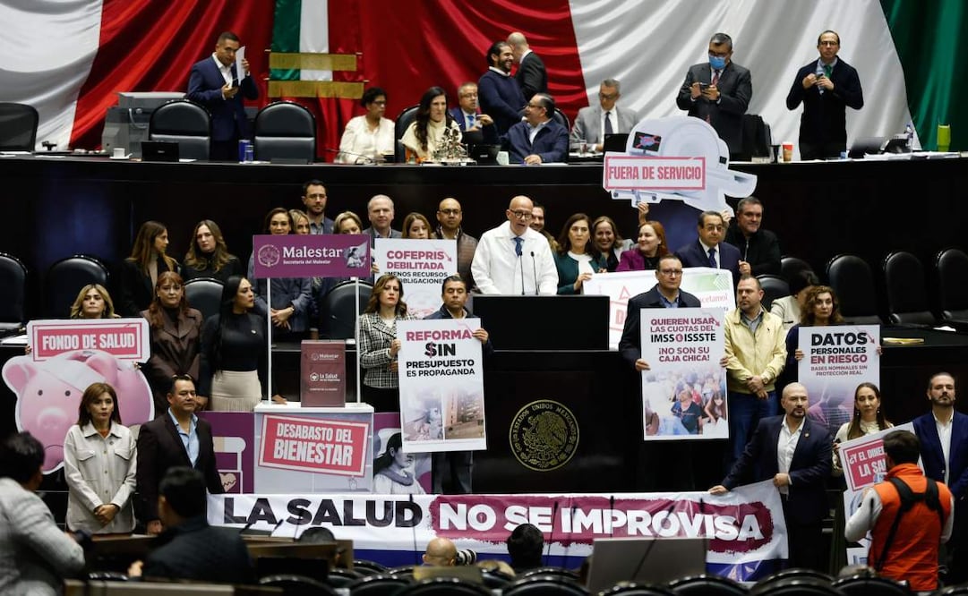 Sesión en la Cámara de Diputados este martes 9 de diciembre en donde se discute la prohibición de vapeadores. Foto: Carlos Mejía/ EL UNIVERSAL