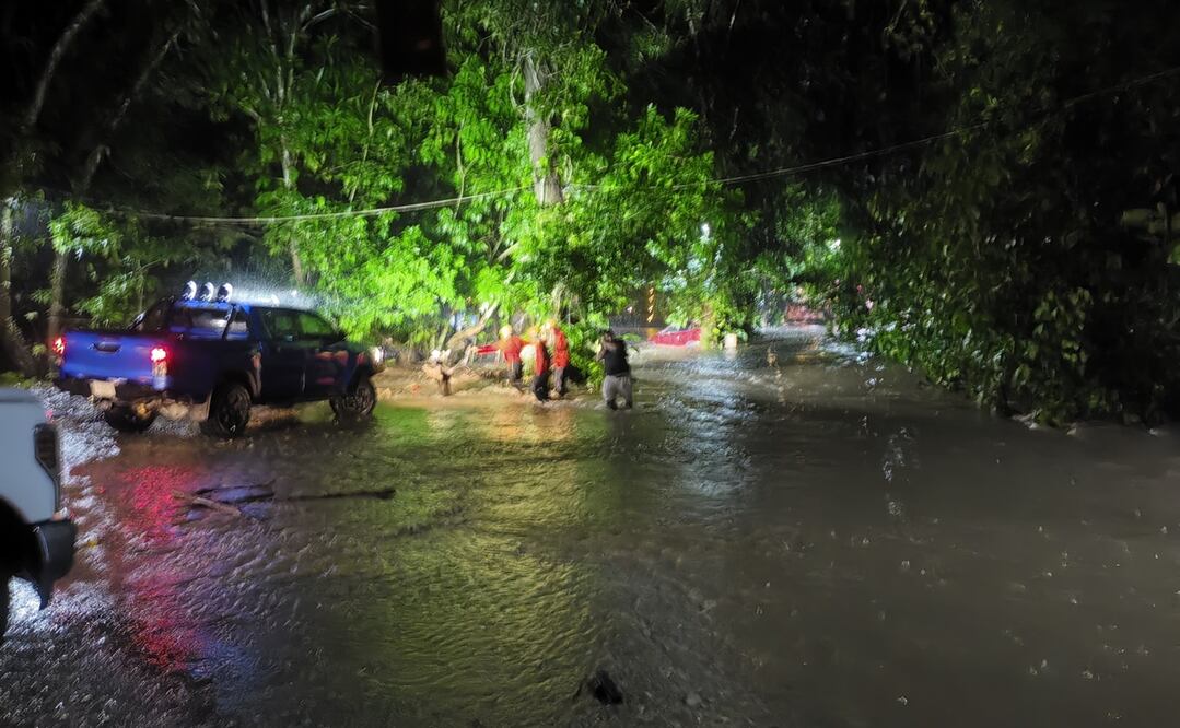  Las lluvias que han caído en Chiapas, han afectado a comunidades de municipios de la región Costa y Sierra
Foto: Especial