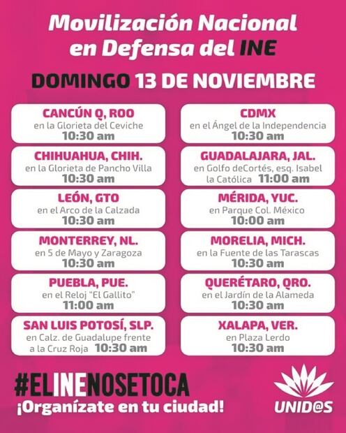 De “lambiscones” a “corruptazos”: una semana de ataques a organizadores de marcha por el INE