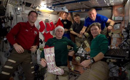 Así celebraron Navidad en el espacio