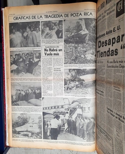 El avionazo en el que murieron periodistas en las elecciones de 1970