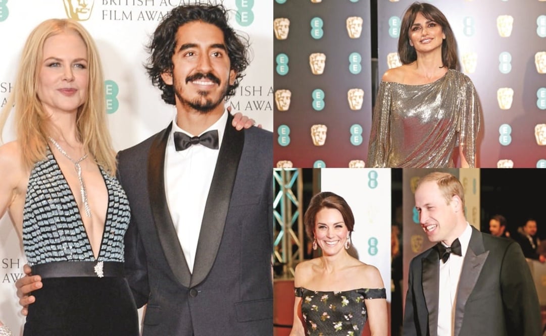 Nicole Kidman, Penélope Cruz, y Los duques de Cambridge. (XHINUA)