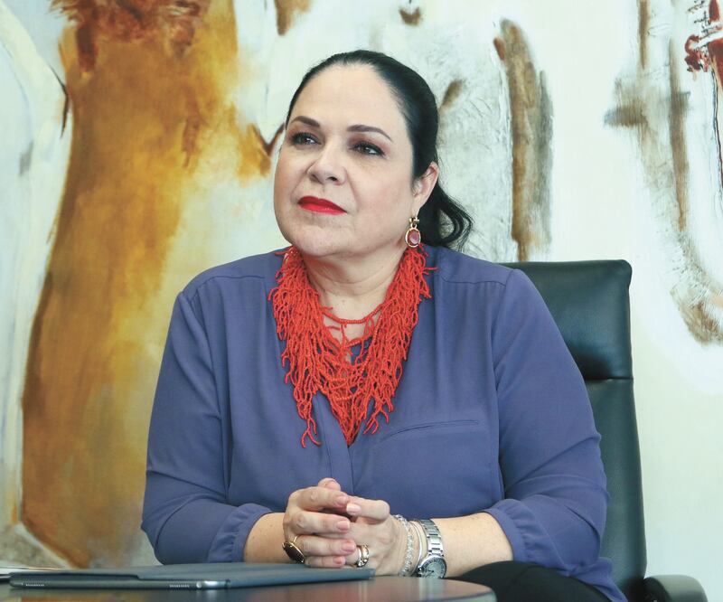 Mónica Fernández Balboa, presidenta de la Mesa Directiva del Senado. Foto: CARLOS MEJÍA. EL UNIVERSAL