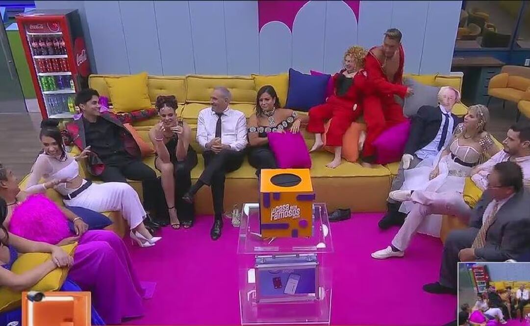 Los grupos y las alianzas entre los habitantes de "La casa de los famosos" ya empiezan a surgir. foto: Captura de pantalla