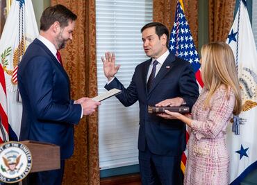 Rubio jura como secretario de Estado