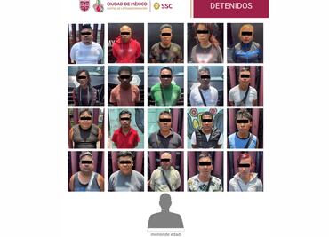 Caen 21 integrantes del "sindicato" Los 300 vinculados a despojos y extorsión; buscaban apoderarse de espacios comerciales en la GAM