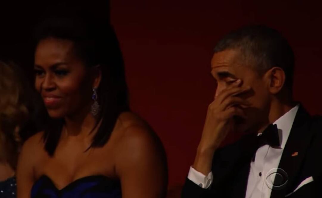 Barack Obama se conmueve con la voz de Aretha Franklin. Foto: Especial