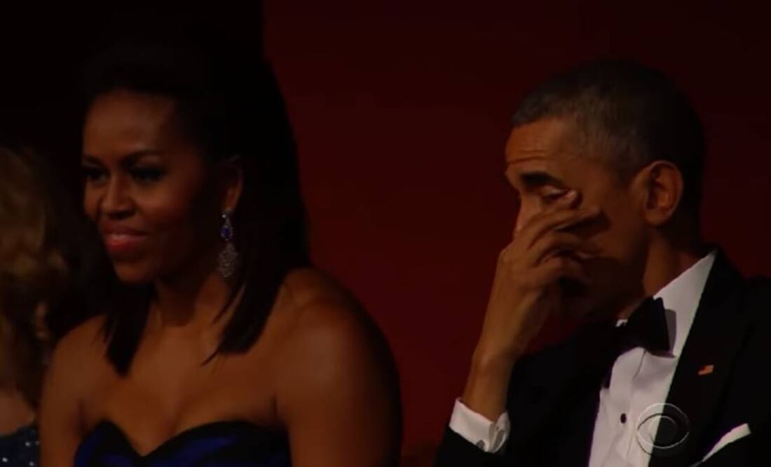 Barack Obama se conmueve con la voz de Aretha Franklin. Foto: Especial