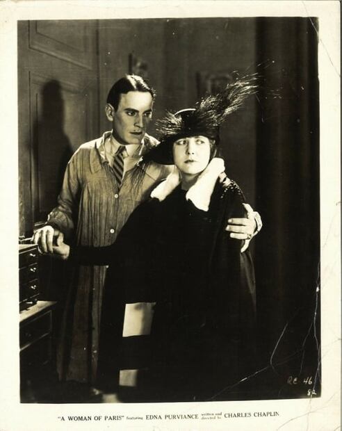 Edna Purviance, la compañera de Chaplin antes de que fuera famoso