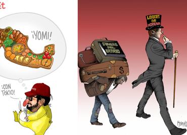 Vacaciones lujosas de la 4T; los mejores cartones de la prensa nacional que doblan a la austeridad