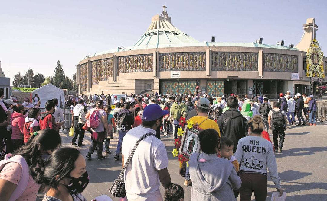 Peregrinos empezaron a llegar a la Basílica de Gua- dalupe, resaltó la Iglesia. Foto: Archivo/ EL UNIVERSAL