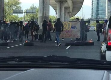 Reportan desmanes de un grupo de manifestantes anarquistas en Periférico