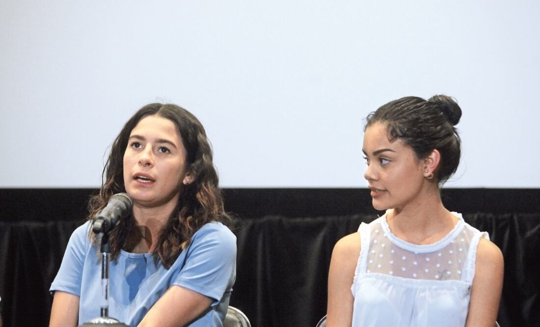 Las actrices Alicia Quiñones y Leidi Gutiérrez, en rueda de prensa (EFE)