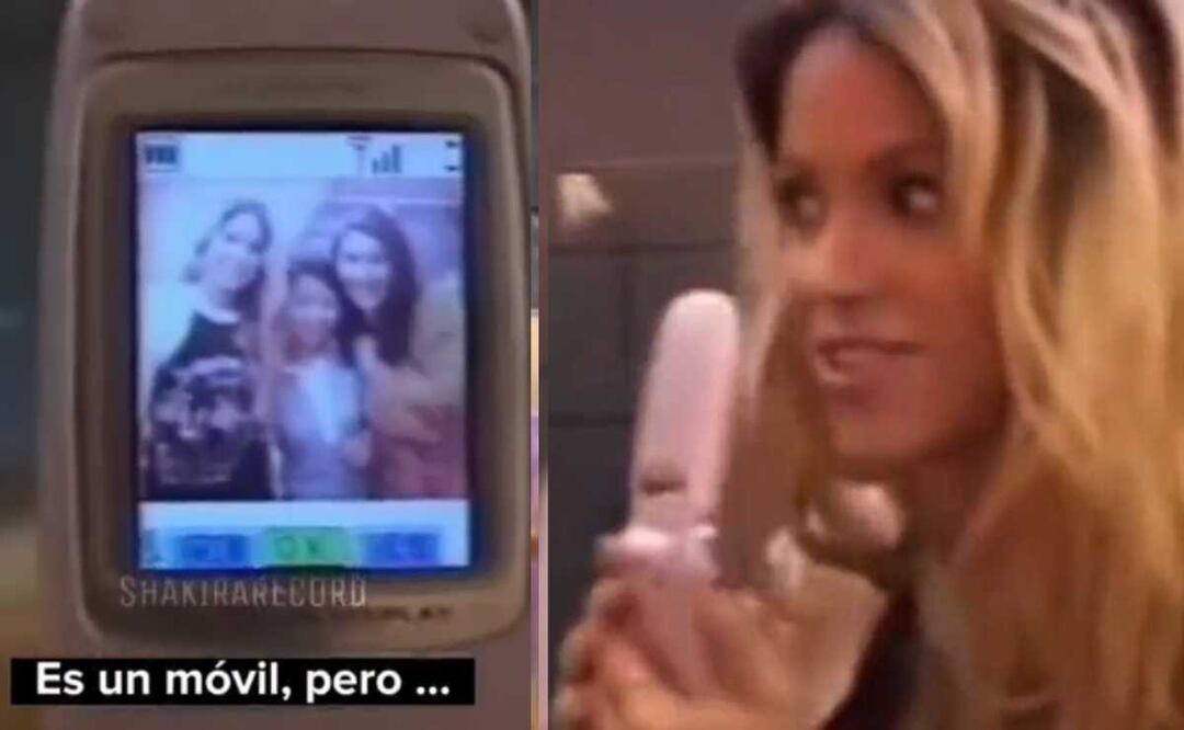 ¿Dónde se consigue eso?" Así reaccionó Shakira al ver un celular con cámara por primera vez
