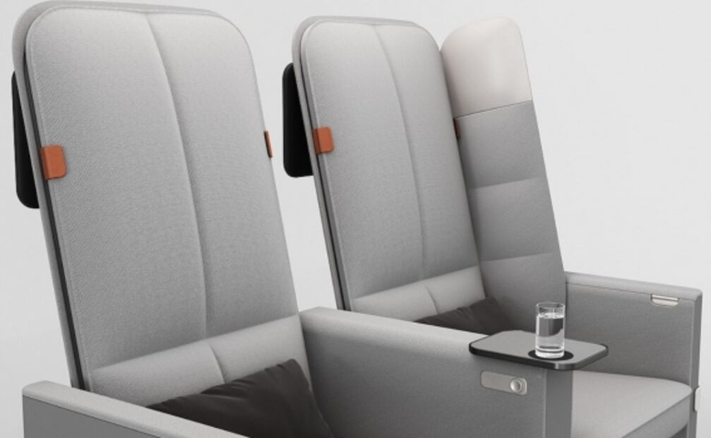 El nuevo asiento de avión que hará más cómodo el vuelo en clase económica