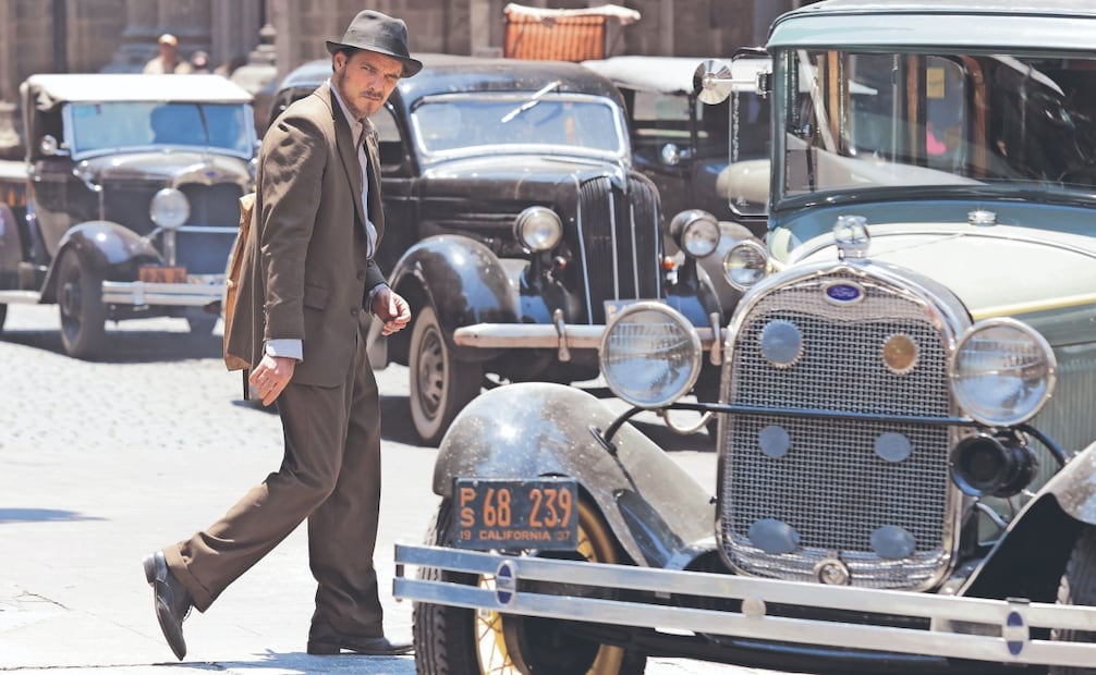 El actor interpreta a un hombre que
huye a México junto a su pareja a inicios del siglo XX. Foto: Carlos Mejía/ EL UNIVERSAL