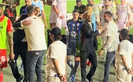 André Pierre Gignac tiene emotivo gesto con Guido Pizarro; lo felicitó tras el triunfo de Tigres