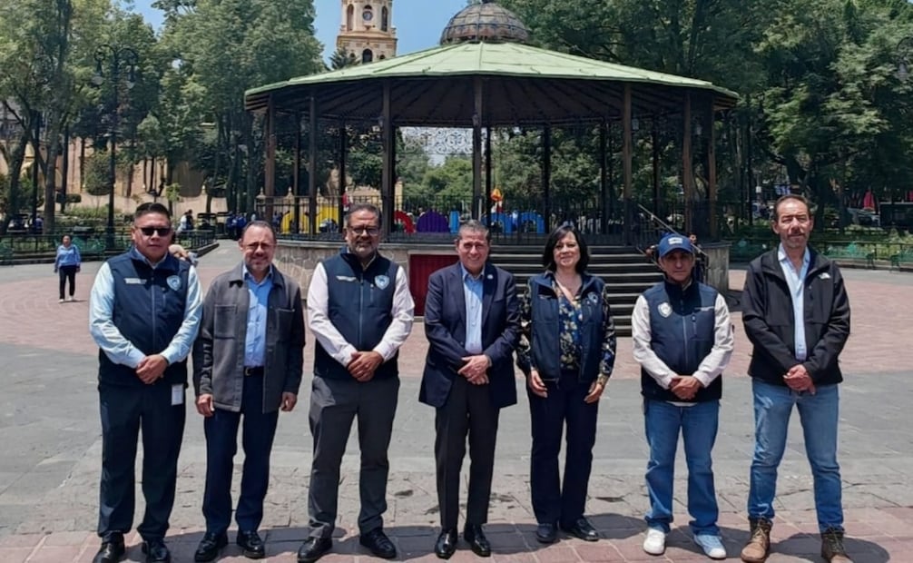 Renuevan jardines del Centro Histórico de Coyoacán. Foto: especial