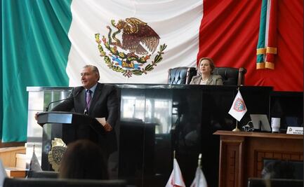 Adán Augusto acude al Congreso de Chihuahua; habla con legisladores sobre Guardia Nacional