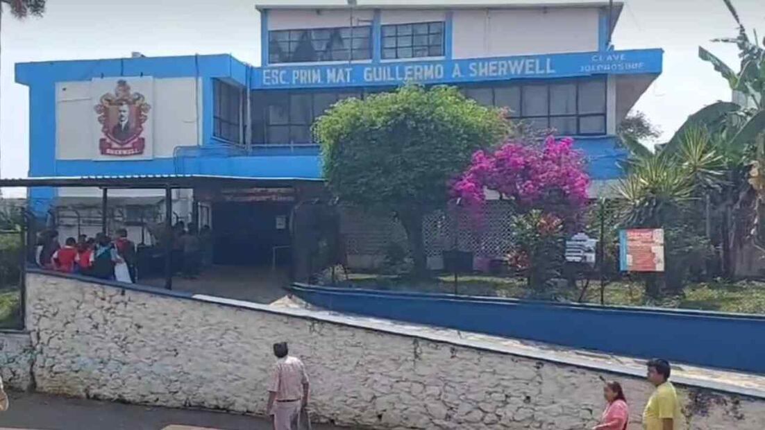 Escuela primaria Guillermo A. Sherwell donde menor se quitó la vida