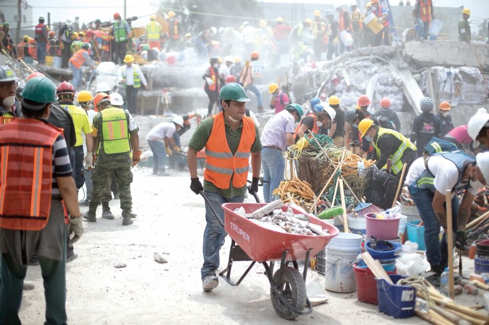 Grupo financiero Monex descarta que el sismo impacte en los precios, debido a que en el indicador no se contabiliza el material para construcción. ()