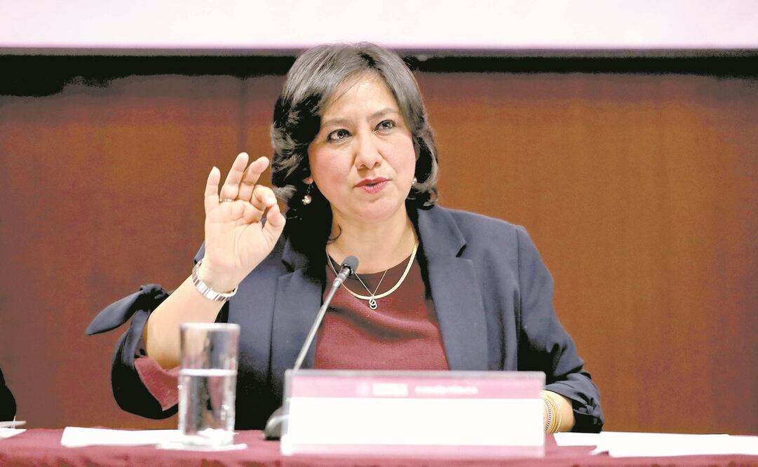 Irma Eréndira Sandoval destacó las sanciones a exfuncionarios, como parte de la lucha contra la corrupción. Foto: ARCHIVO EL UNIVERSAL