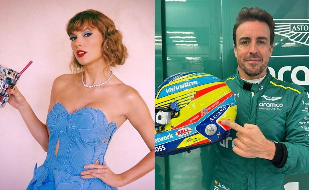 Taylor Swift y Fernando Alonso - Foto: Especial